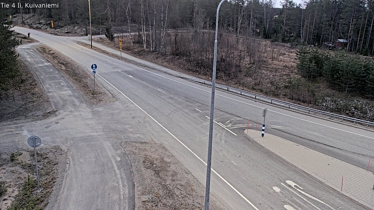 Weather Camera Image Väg 4 Ii, Kuivaniemi, Ii, Pohjois-Pohjanmaa