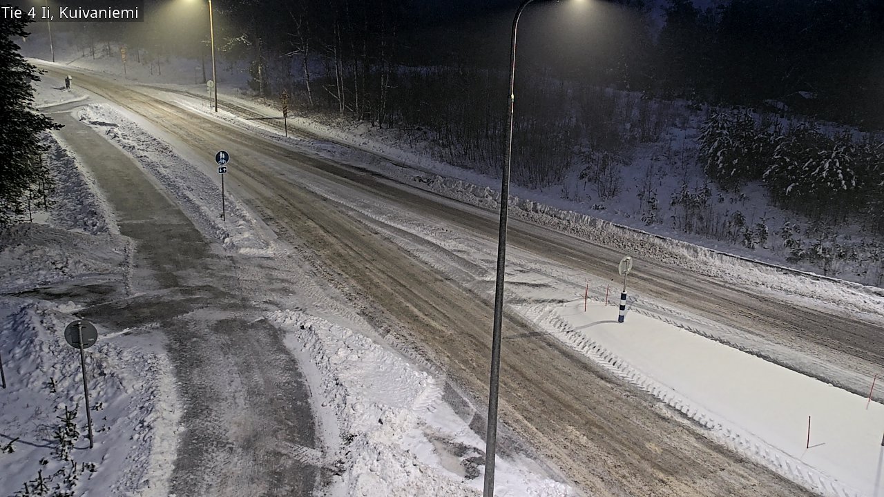 Weather Camera Image Väg 4 Ii, Kuivaniemi, Ii, Pohjois-Pohjanmaa