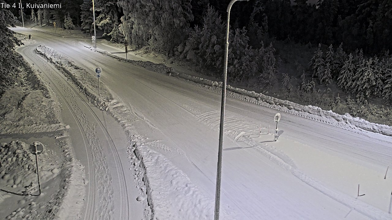 Weather Camera Image Väg 4 Ii, Kuivaniemi, Ii, Pohjois-Pohjanmaa