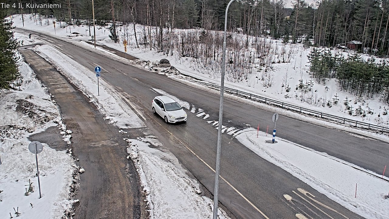 Weather Camera Image Väg 4 Ii, Kuivaniemi, Ii, Pohjois-Pohjanmaa