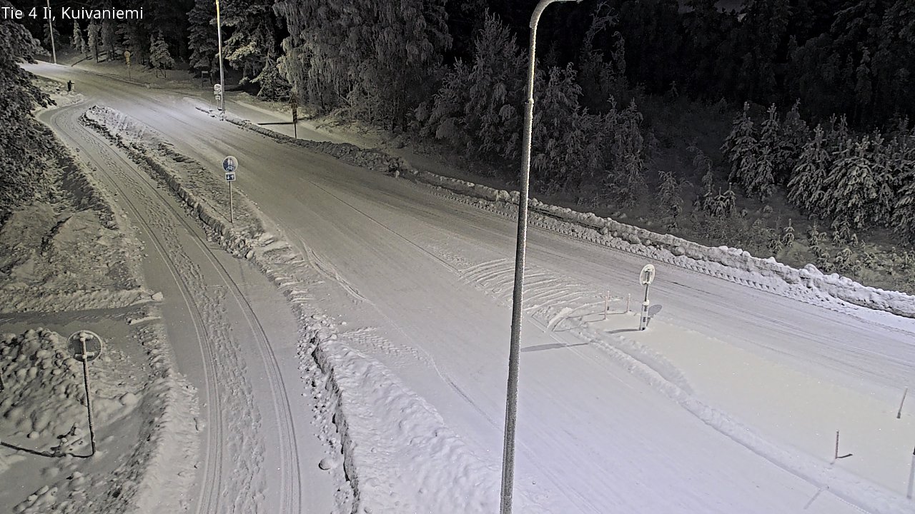 Weather Camera Image Väg 4 Ii, Kuivaniemi, Ii, Pohjois-Pohjanmaa