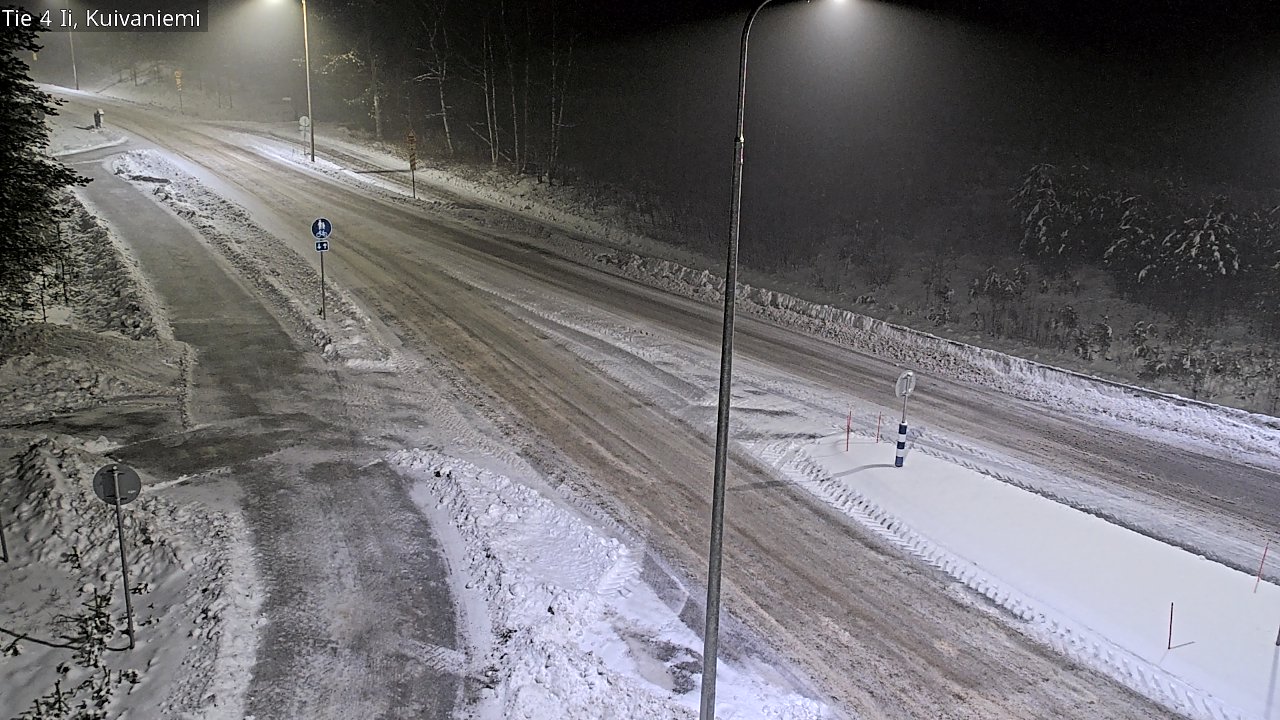 Weather Camera Image Väg 4 Ii, Kuivaniemi, Ii, Pohjois-Pohjanmaa
