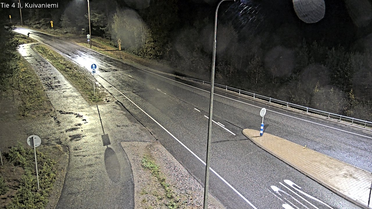 Weather Camera Image Väg 4 Ii, Kuivaniemi, Ii, Pohjois-Pohjanmaa