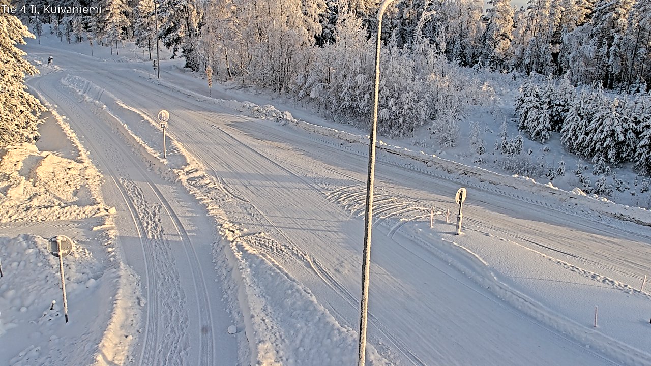 Weather Camera Image Väg 4 Ii, Kuivaniemi, Ii, Pohjois-Pohjanmaa