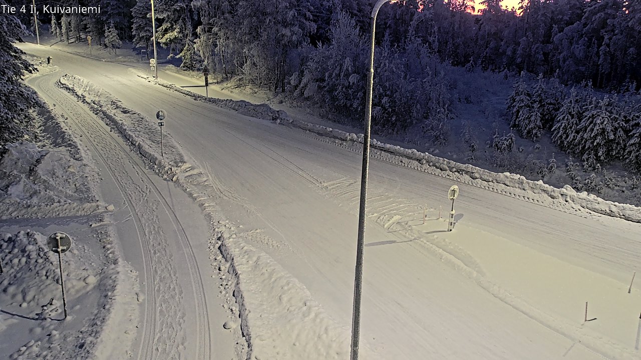 Weather Camera Image Road 4 Ii, Kuivaniemi, Ii, Pohjois-Pohjanmaa