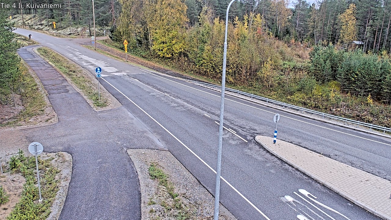 Weather Camera Image Väg 4 Ii, Kuivaniemi, Ii, Pohjois-Pohjanmaa