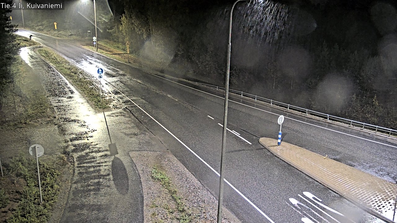 Weather Camera Image Väg 4 Ii, Kuivaniemi, Ii, Pohjois-Pohjanmaa