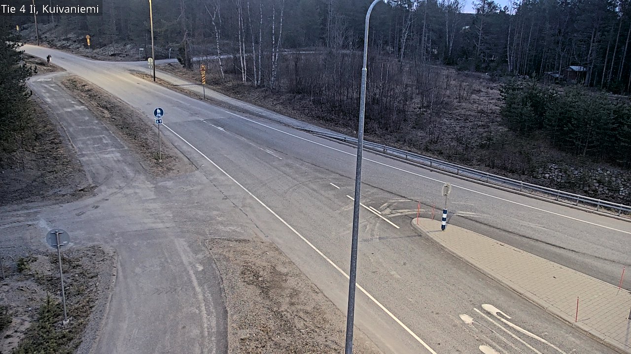 Weather Camera Image Väg 4 Ii, Kuivaniemi, Ii, Pohjois-Pohjanmaa