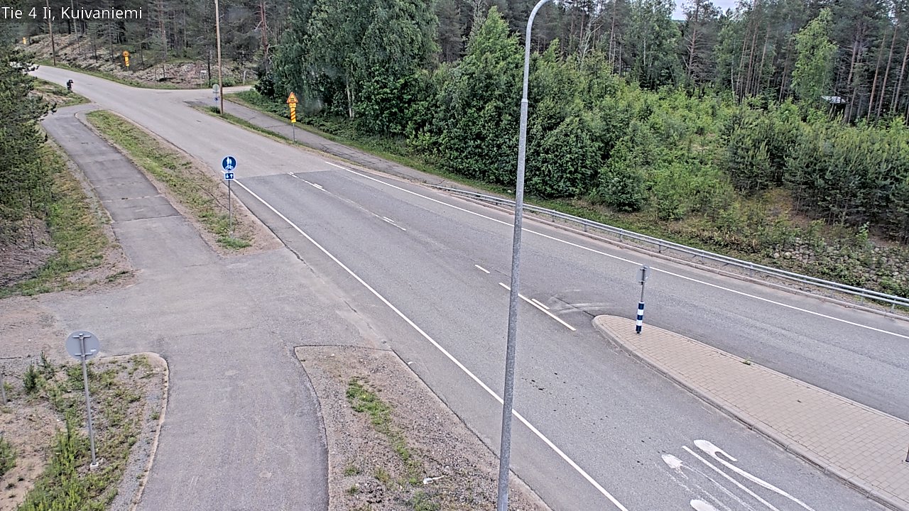 Weather Camera Image Väg 4 Ii, Kuivaniemi, Ii, Pohjois-Pohjanmaa
