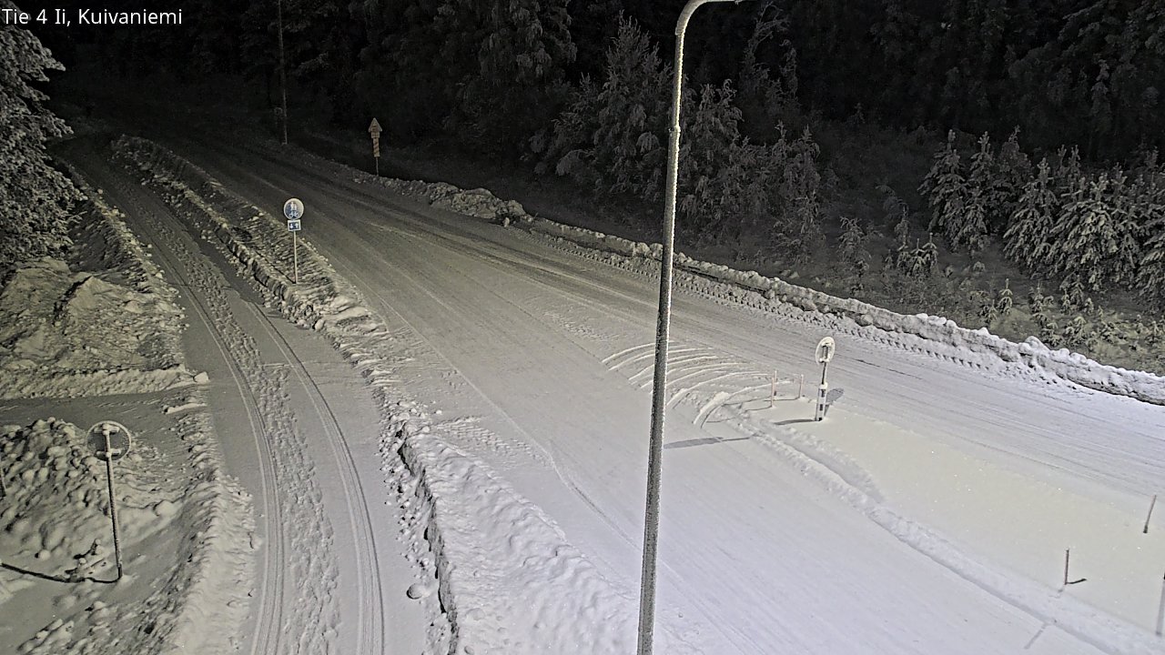 Weather Camera Image Väg 4 Ii, Kuivaniemi, Ii, Pohjois-Pohjanmaa