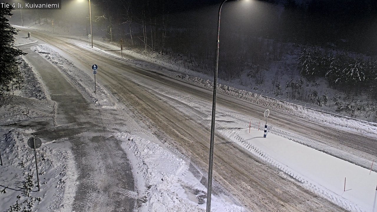 Weather Camera Image Väg 4 Ii, Kuivaniemi, Ii, Pohjois-Pohjanmaa
