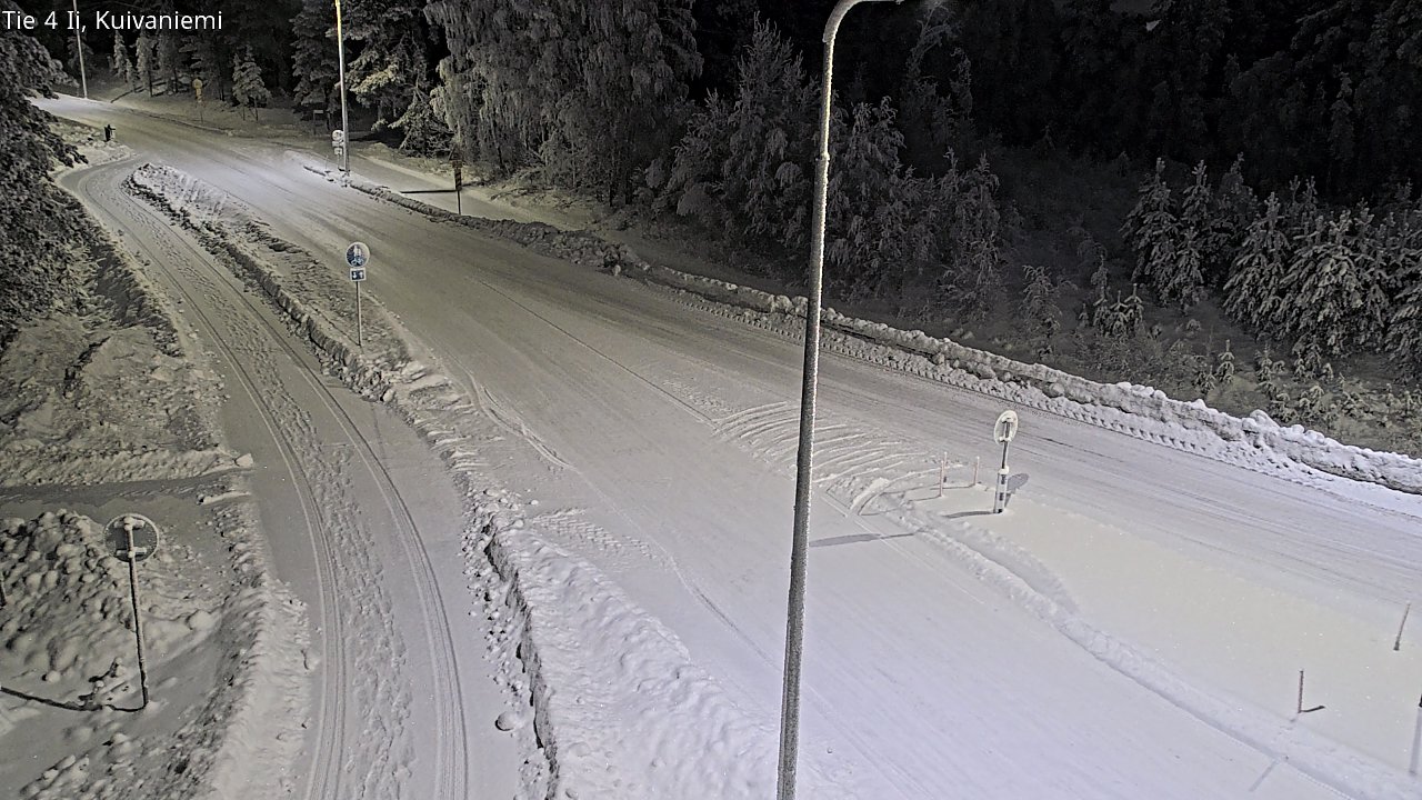 Weather Camera Image Väg 4 Ii, Kuivaniemi, Ii, Pohjois-Pohjanmaa
