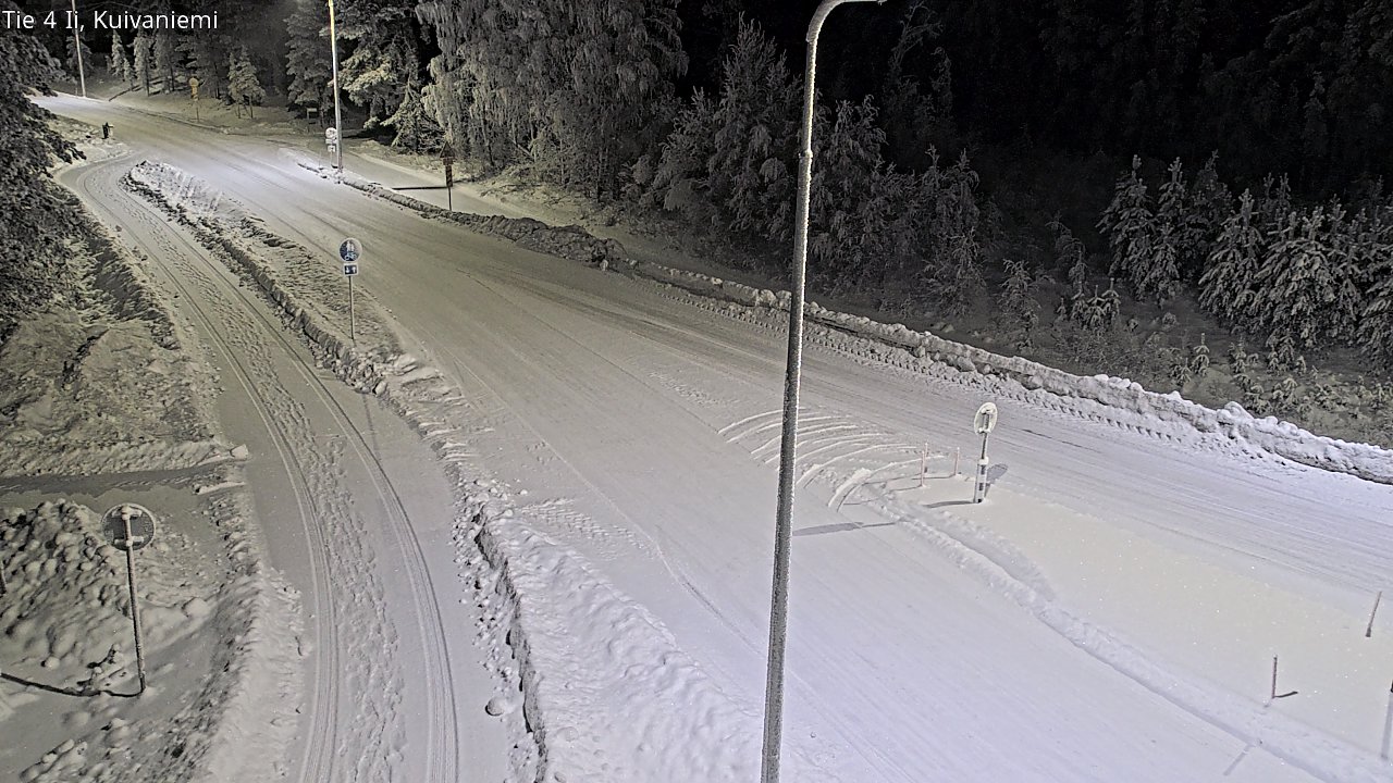 Weather Camera Image Väg 4 Ii, Kuivaniemi, Ii, Pohjois-Pohjanmaa