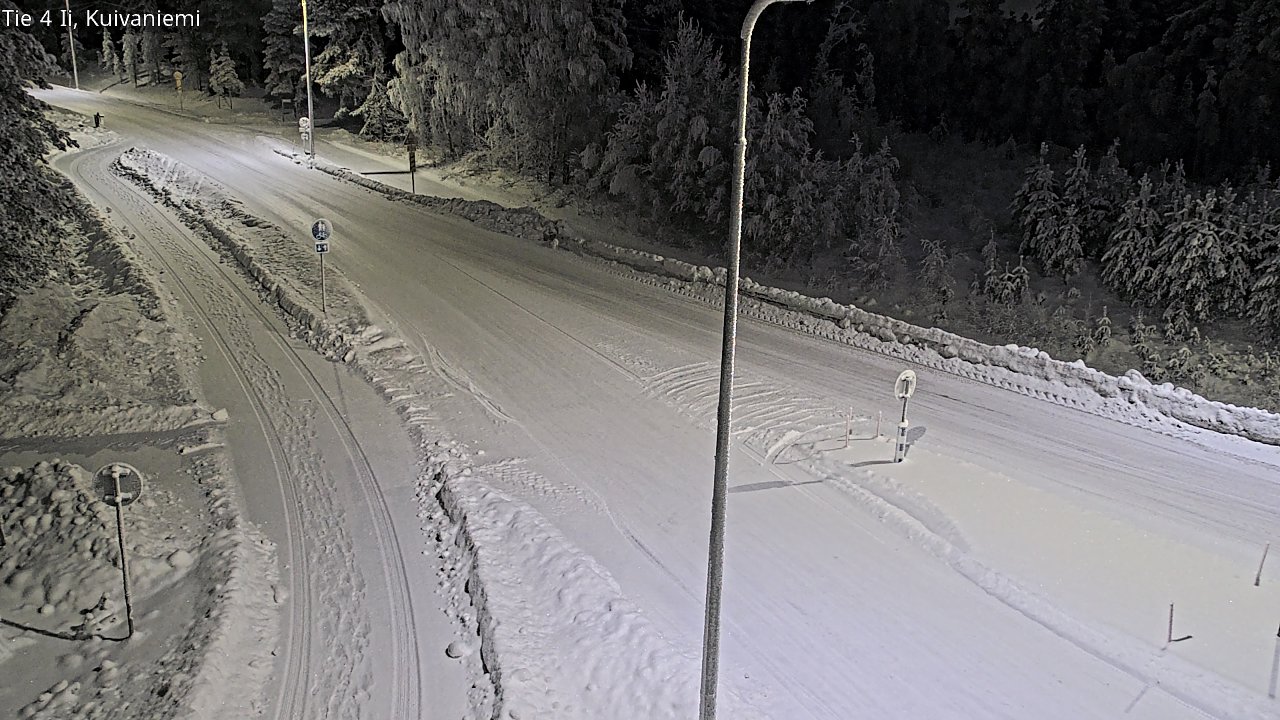 Weather Camera Image Väg 4 Ii, Kuivaniemi, Ii, Pohjois-Pohjanmaa