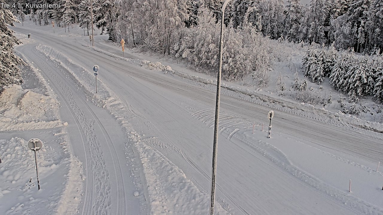 Weather Camera Image Väg 4 Ii, Kuivaniemi, Ii, Pohjois-Pohjanmaa