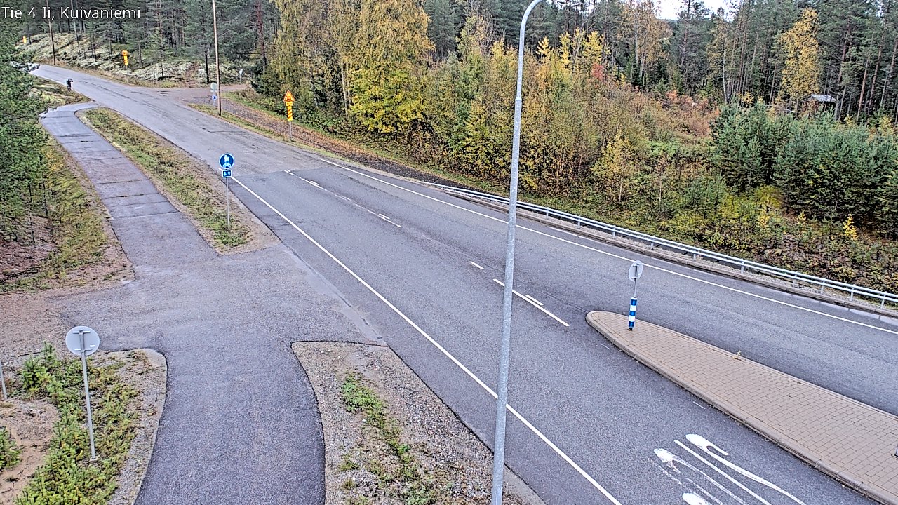Weather Camera Image Väg 4 Ii, Kuivaniemi, Ii, Pohjois-Pohjanmaa