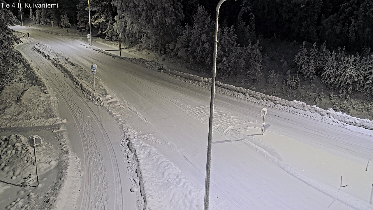 Weather Camera Image Väg 4 Ii, Kuivaniemi, Ii, Pohjois-Pohjanmaa