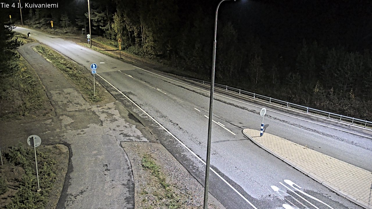 Weather Camera Image Väg 4 Ii, Kuivaniemi, Ii, Pohjois-Pohjanmaa