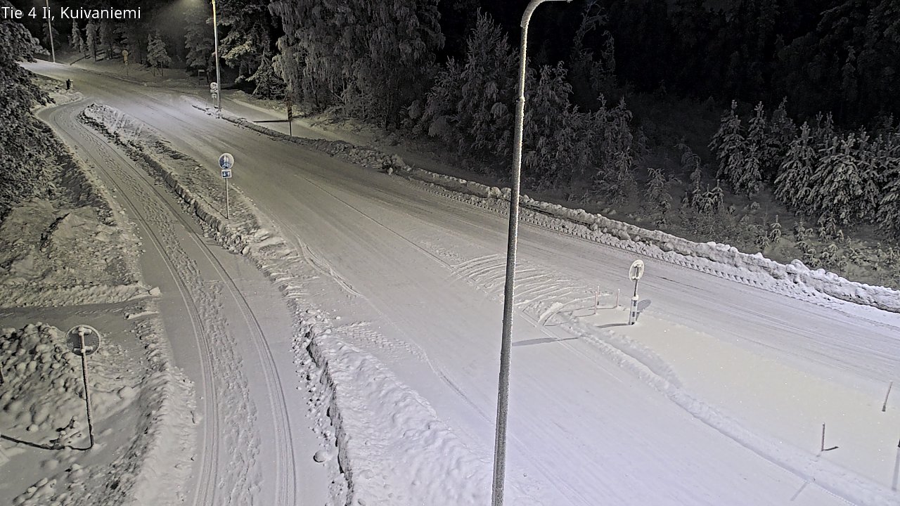 Weather Camera Image Väg 4 Ii, Kuivaniemi, Ii, Pohjois-Pohjanmaa
