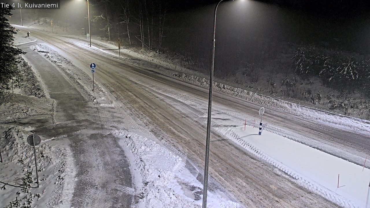 Weather Camera Image Väg 4 Ii, Kuivaniemi, Ii, Pohjois-Pohjanmaa
