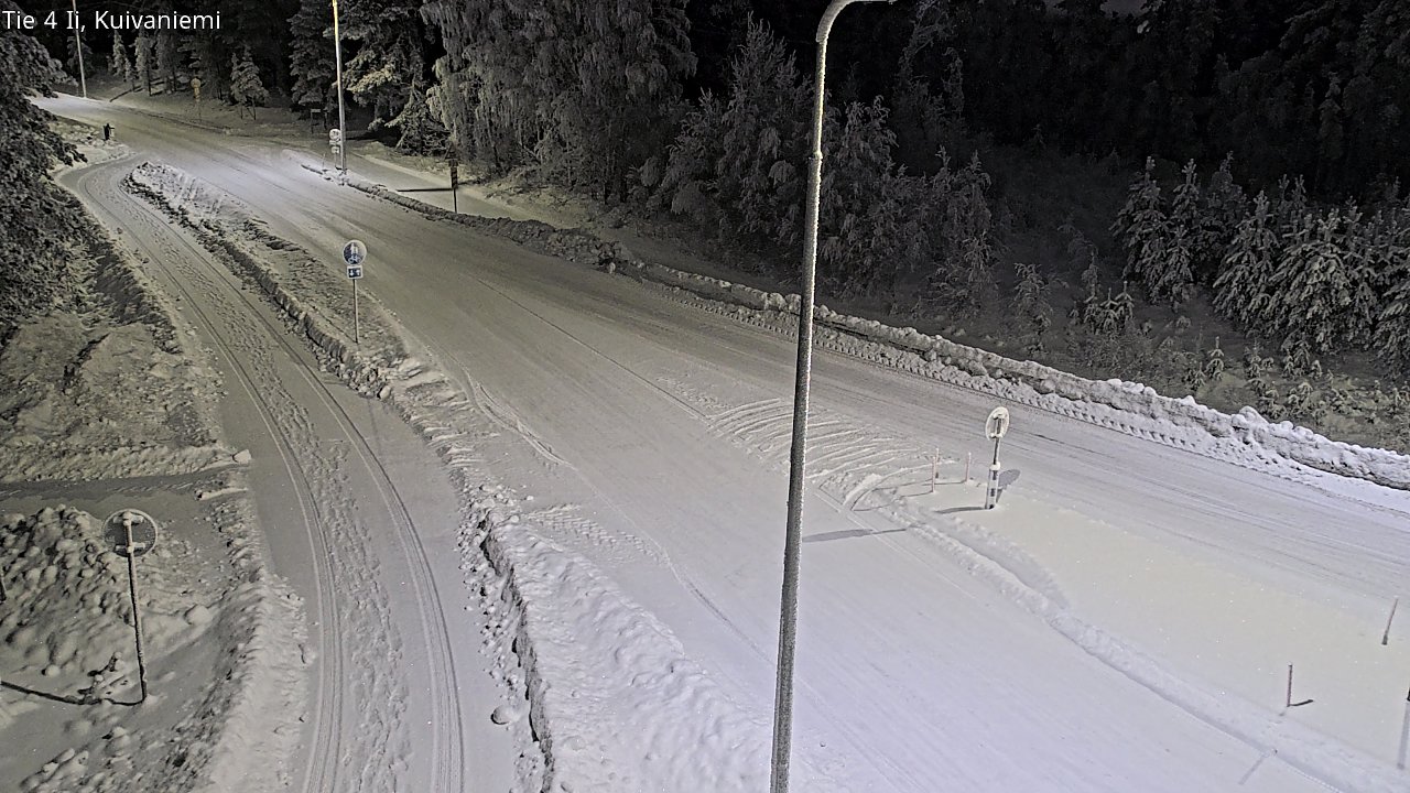 Weather Camera Image Väg 4 Ii, Kuivaniemi, Ii, Pohjois-Pohjanmaa