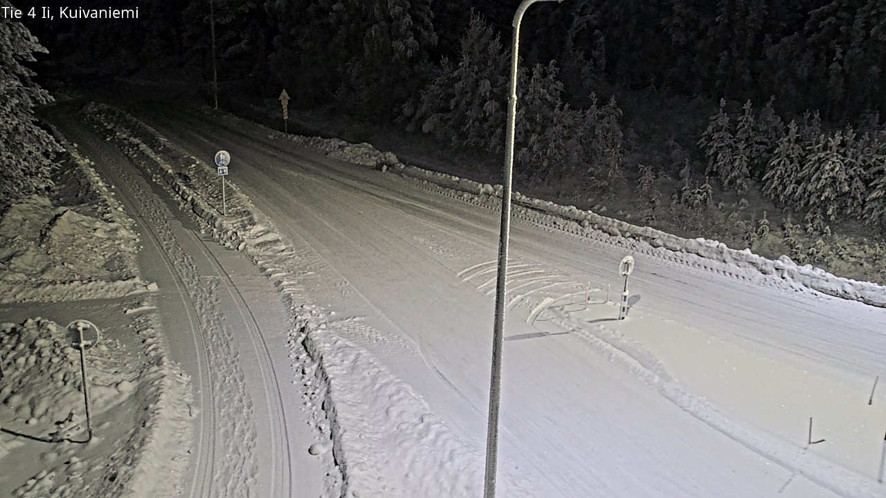 Weather Camera Image Väg 4 Ii, Kuivaniemi, Ii, Pohjois-Pohjanmaa