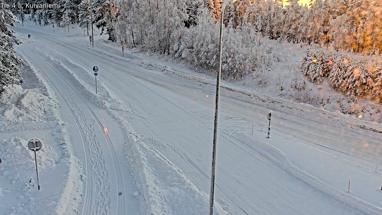 Weather Camera Image Väg 4 Ii, Kuivaniemi, Ii, Pohjois-Pohjanmaa