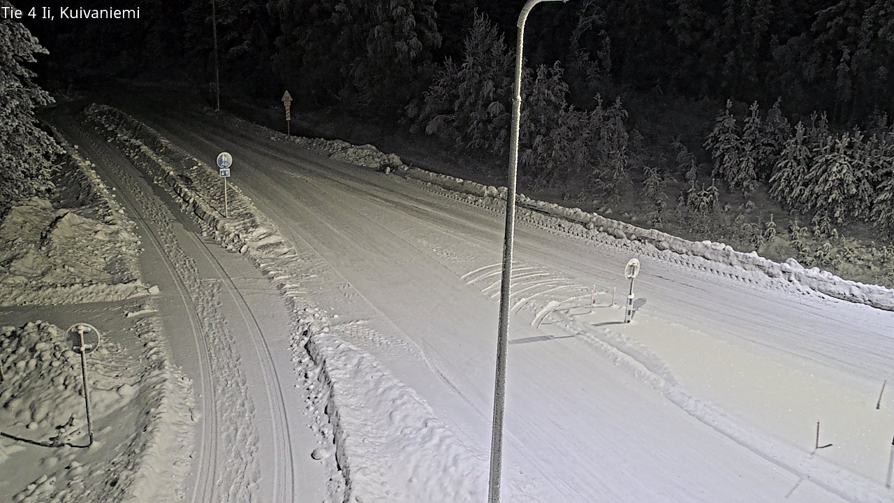 Weather Camera Image Väg 4 Ii, Kuivaniemi, Ii, Pohjois-Pohjanmaa