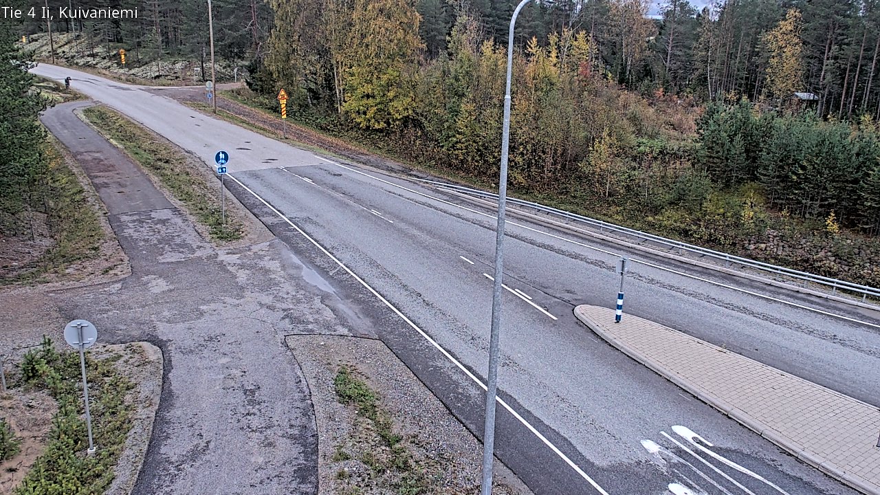 Weather Camera Image Väg 4 Ii, Kuivaniemi, Ii, Pohjois-Pohjanmaa