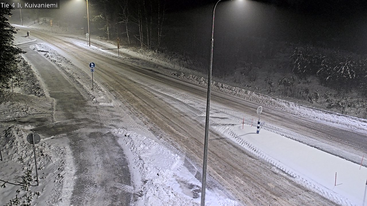 Weather Camera Image Väg 4 Ii, Kuivaniemi, Ii, Pohjois-Pohjanmaa