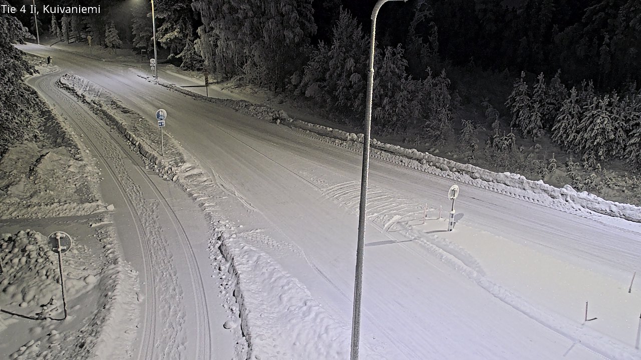 Weather Camera Image Väg 4 Ii, Kuivaniemi, Ii, Pohjois-Pohjanmaa