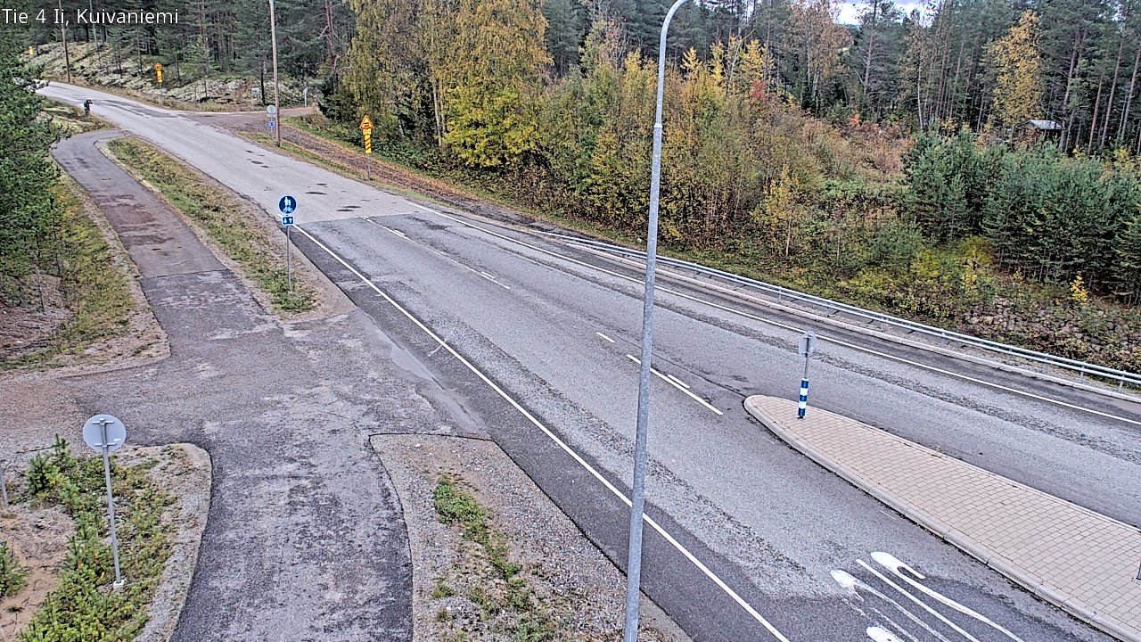 Weather Camera Image Väg 4 Ii, Kuivaniemi, Ii, Pohjois-Pohjanmaa
