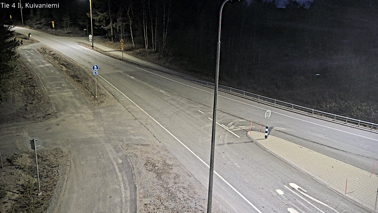 Weather Camera Image Väg 4 Ii, Kuivaniemi, Ii, Pohjois-Pohjanmaa