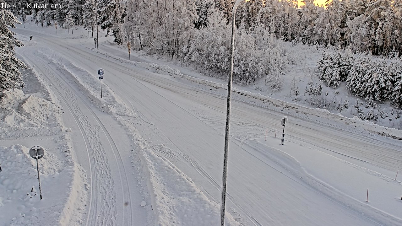 Weather Camera Image Väg 4 Ii, Kuivaniemi, Ii, Pohjois-Pohjanmaa
