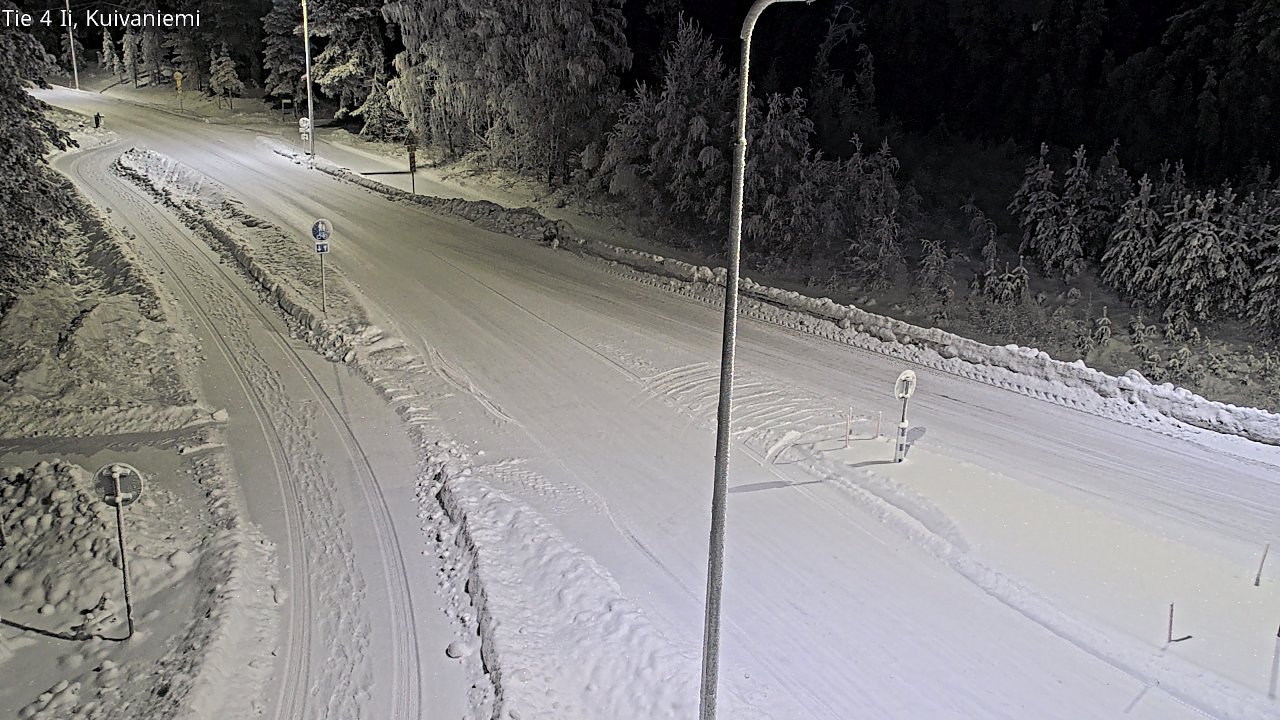Weather Camera Image Väg 4 Ii, Kuivaniemi, Ii, Pohjois-Pohjanmaa