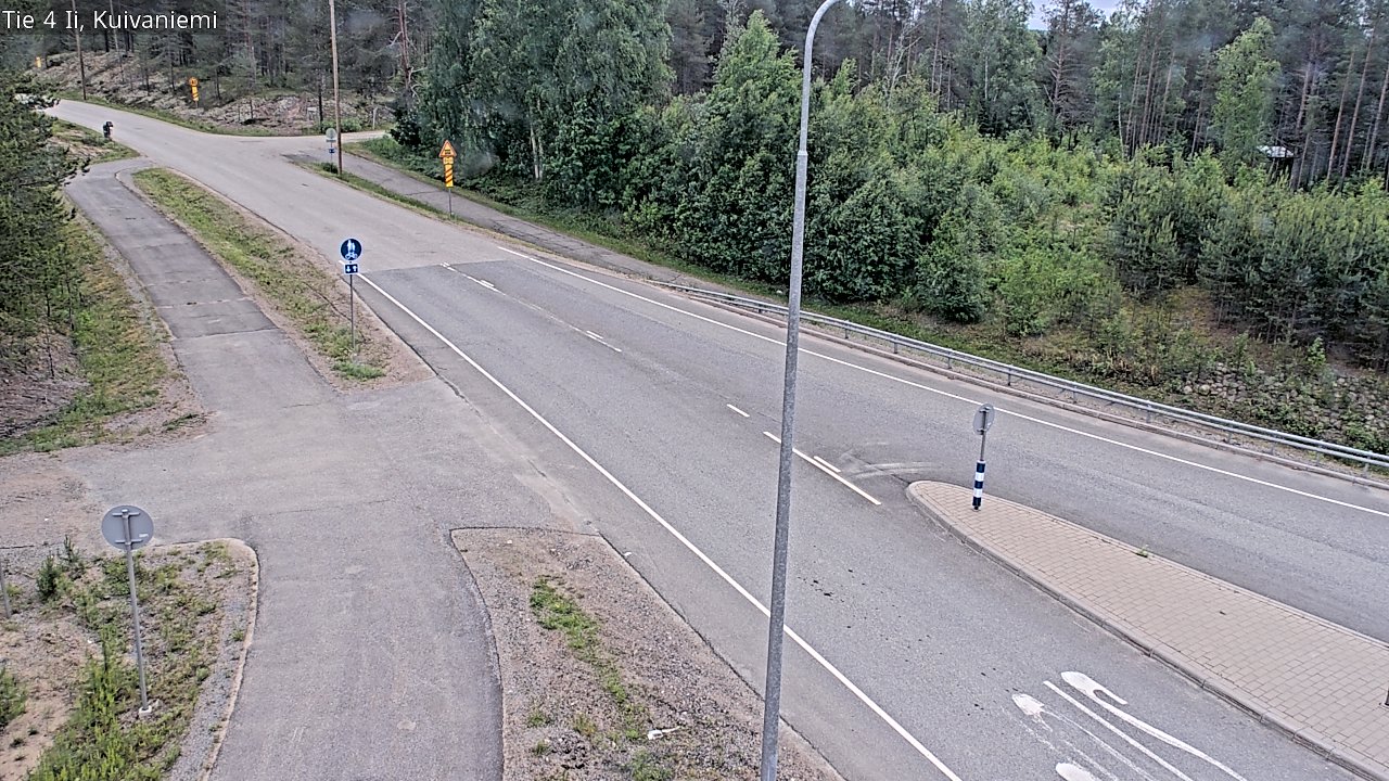 Weather Camera Image Väg 4 Ii, Kuivaniemi, Ii, Pohjois-Pohjanmaa