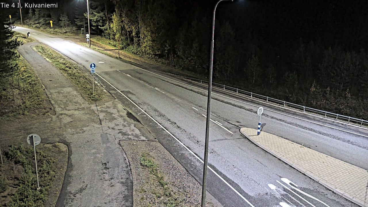 Weather Camera Image Väg 4 Ii, Kuivaniemi, Ii, Pohjois-Pohjanmaa