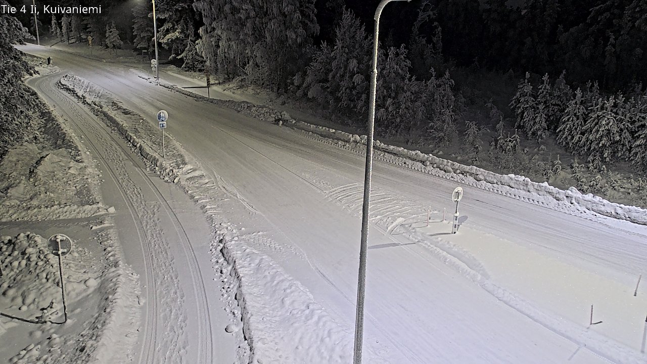 Weather Camera Image Väg 4 Ii, Kuivaniemi, Ii, Pohjois-Pohjanmaa