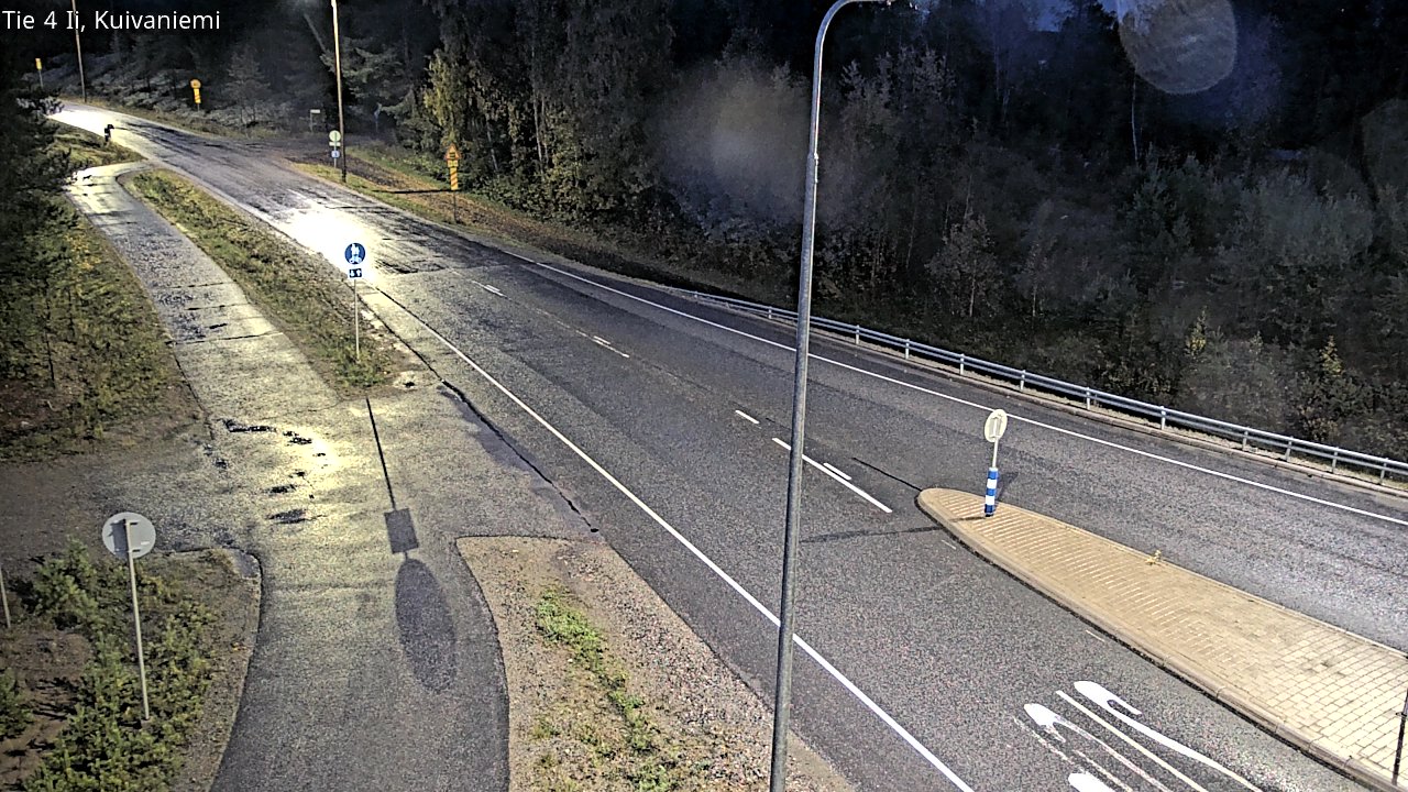 Weather Camera Image Väg 4 Ii, Kuivaniemi, Ii, Pohjois-Pohjanmaa