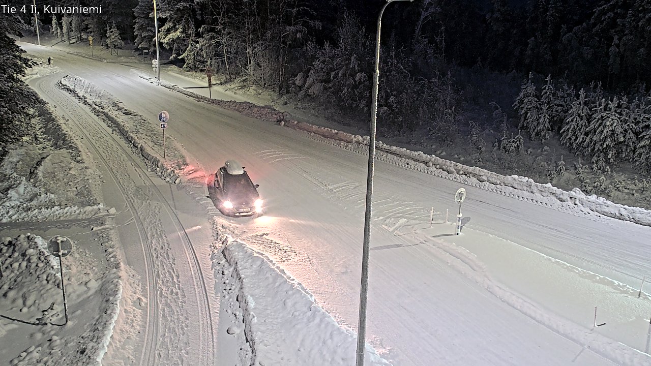 Weather Camera Image Road 4 Ii, Kuivaniemi, Ii, Pohjois-Pohjanmaa