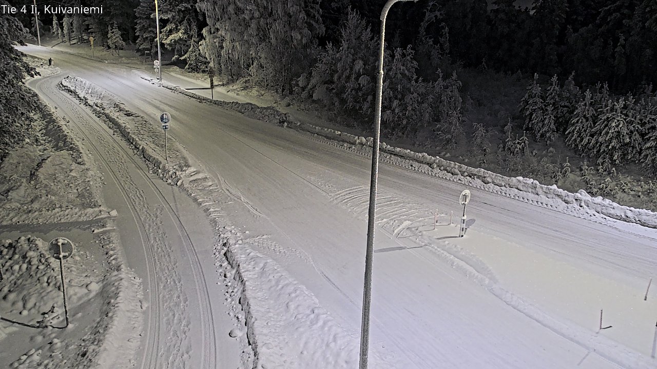 Weather Camera Image Väg 4 Ii, Kuivaniemi, Ii, Pohjois-Pohjanmaa
