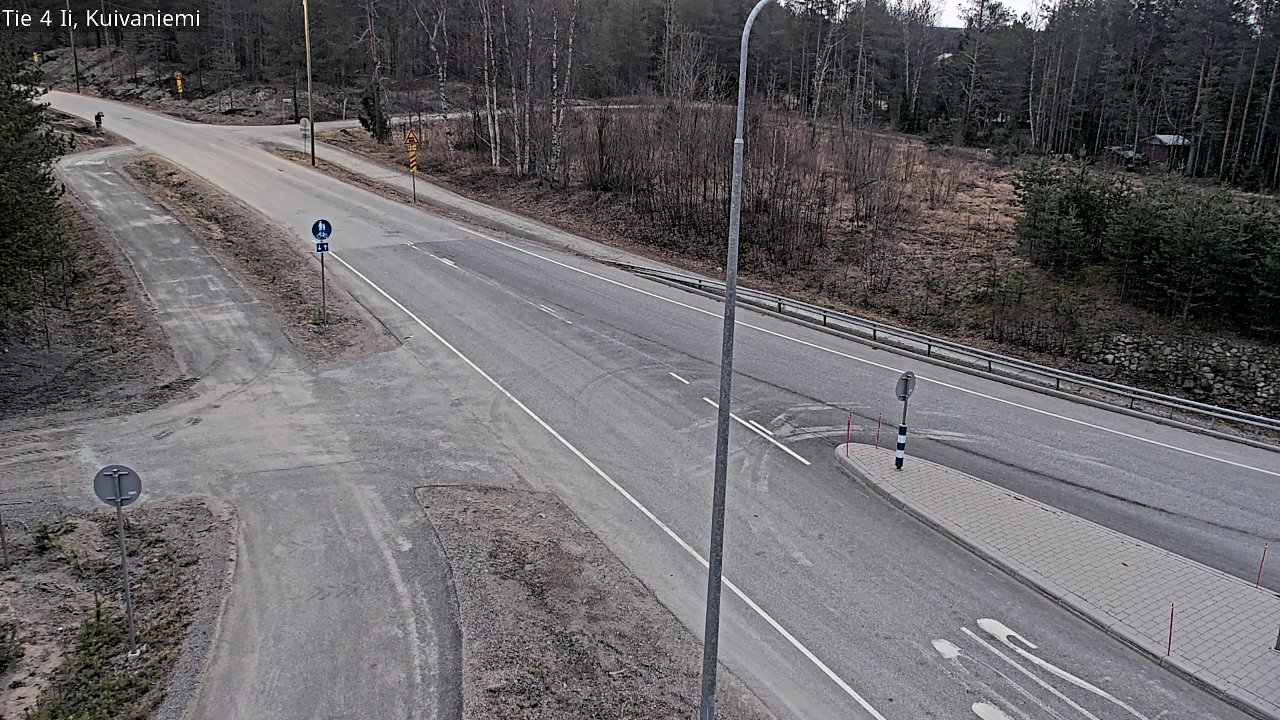 Weather Camera Image Väg 4 Ii, Kuivaniemi, Ii, Pohjois-Pohjanmaa