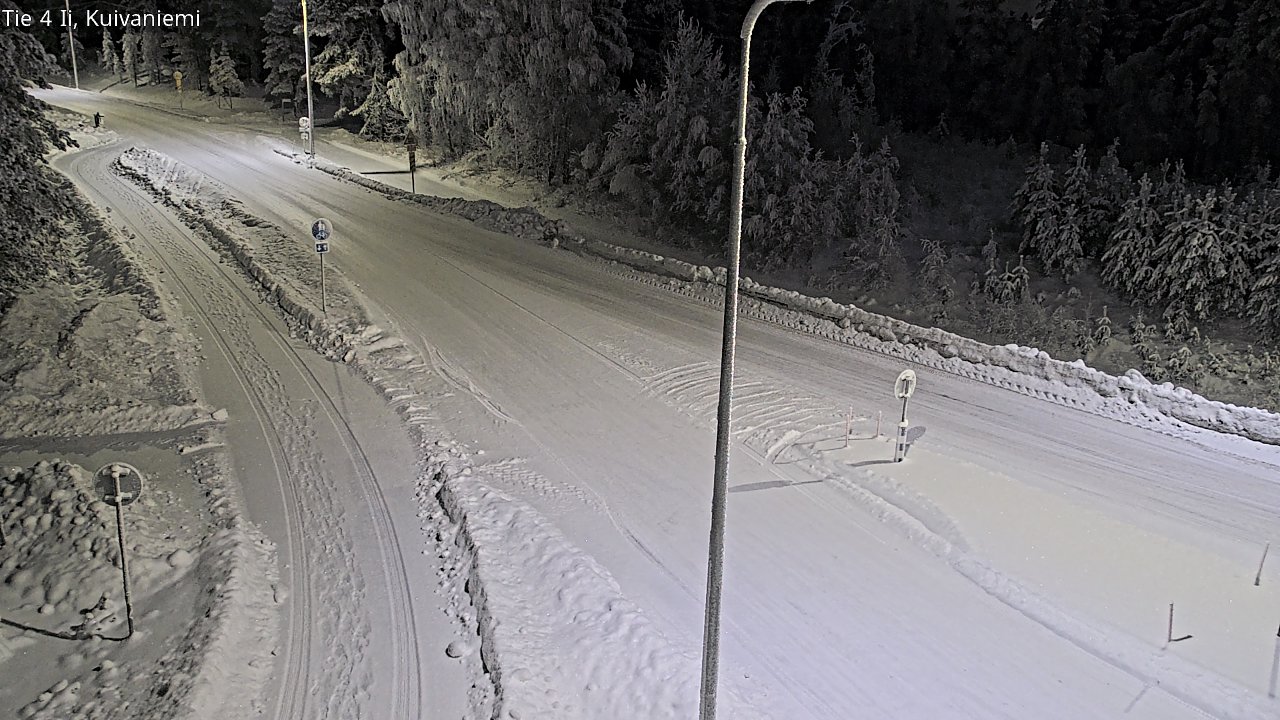 Weather Camera Image Väg 4 Ii, Kuivaniemi, Ii, Pohjois-Pohjanmaa