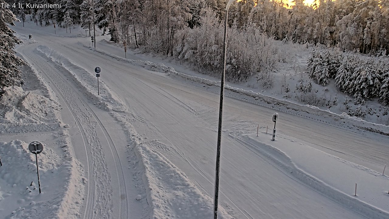 Weather Camera Image Road 4 Ii, Kuivaniemi, Ii, Pohjois-Pohjanmaa