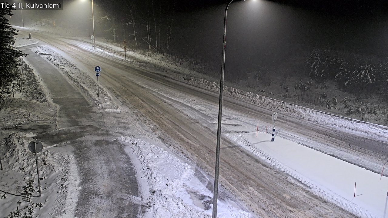 Weather Camera Image Väg 4 Ii, Kuivaniemi, Ii, Pohjois-Pohjanmaa