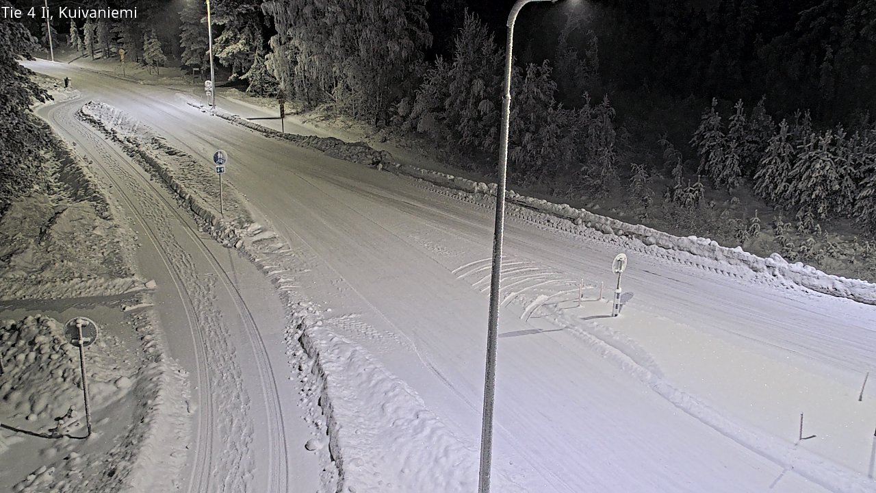 Weather Camera Image Väg 4 Ii, Kuivaniemi, Ii, Pohjois-Pohjanmaa