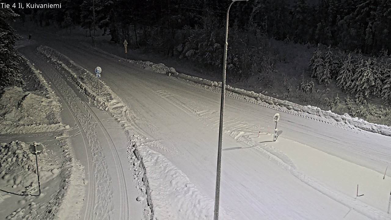 Weather Camera Image Road 4 Ii, Kuivaniemi, Ii, Pohjois-Pohjanmaa