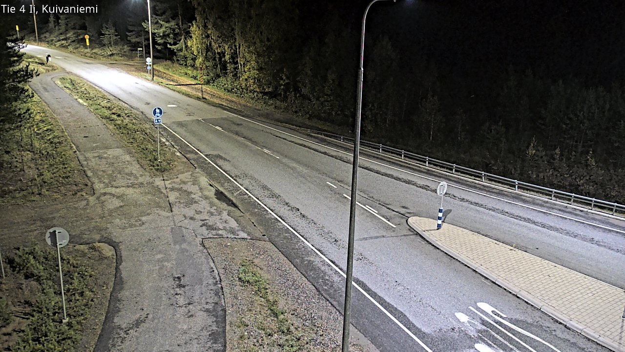 Weather Camera Image Väg 4 Ii, Kuivaniemi, Ii, Pohjois-Pohjanmaa