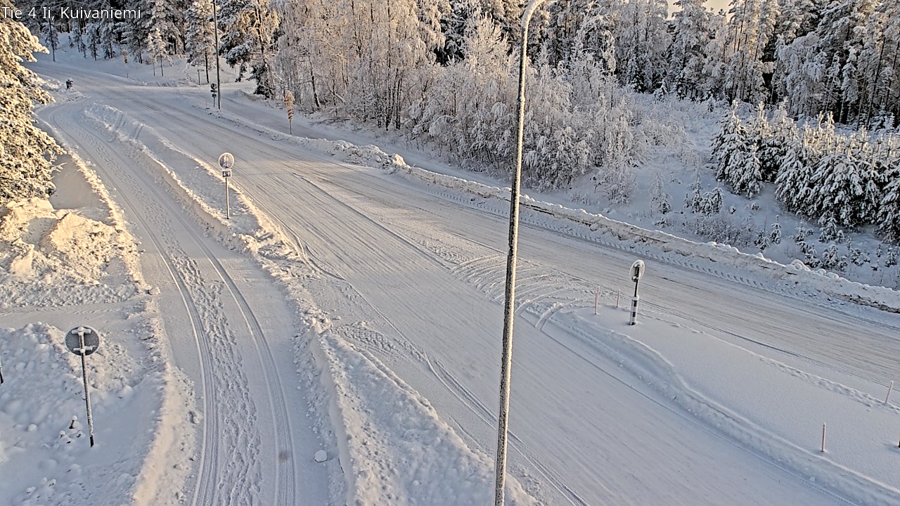 Weather Camera Image Väg 4 Ii, Kuivaniemi, Ii, Pohjois-Pohjanmaa
