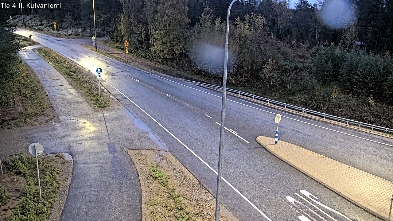 Weather Camera Image Väg 4 Ii, Kuivaniemi, Ii, Pohjois-Pohjanmaa